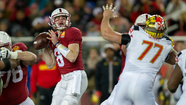 Kevin Hogan is back to lead the Cardinal offense in 2015. (Ed Szczepanski-USA TODAY Sports)