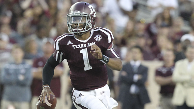 Kyler Murray be on his way out of College Station. (Thomas B. Shea-USA TODAY Sports