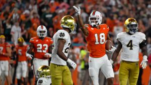 No. 7 Miami beats No. 3 Notre Dame soundly