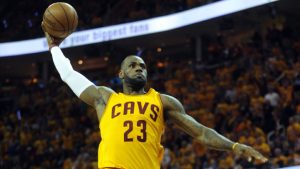 Cavs sweep Hawks behind James, advance to Finals