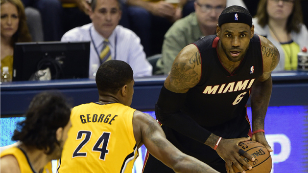 NBA: Playoffs-Miami Heat at Indiana Pacers