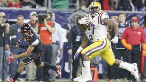 Fournette runs for 5 TDs in win over Texas Tech