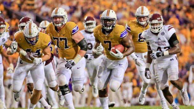 Leonard Fournette (7) is expected to return this weekend when LSU tangles with Ole Miss. Photo Credit: Derick E. Hingle-USA TODAY Sports