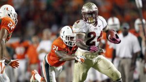 Seminoles overcome mistakes to beat rival Hurricanes