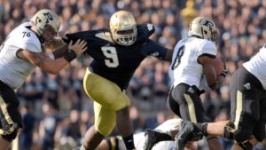OT Martin, NG Nix to stay at Notre Dame