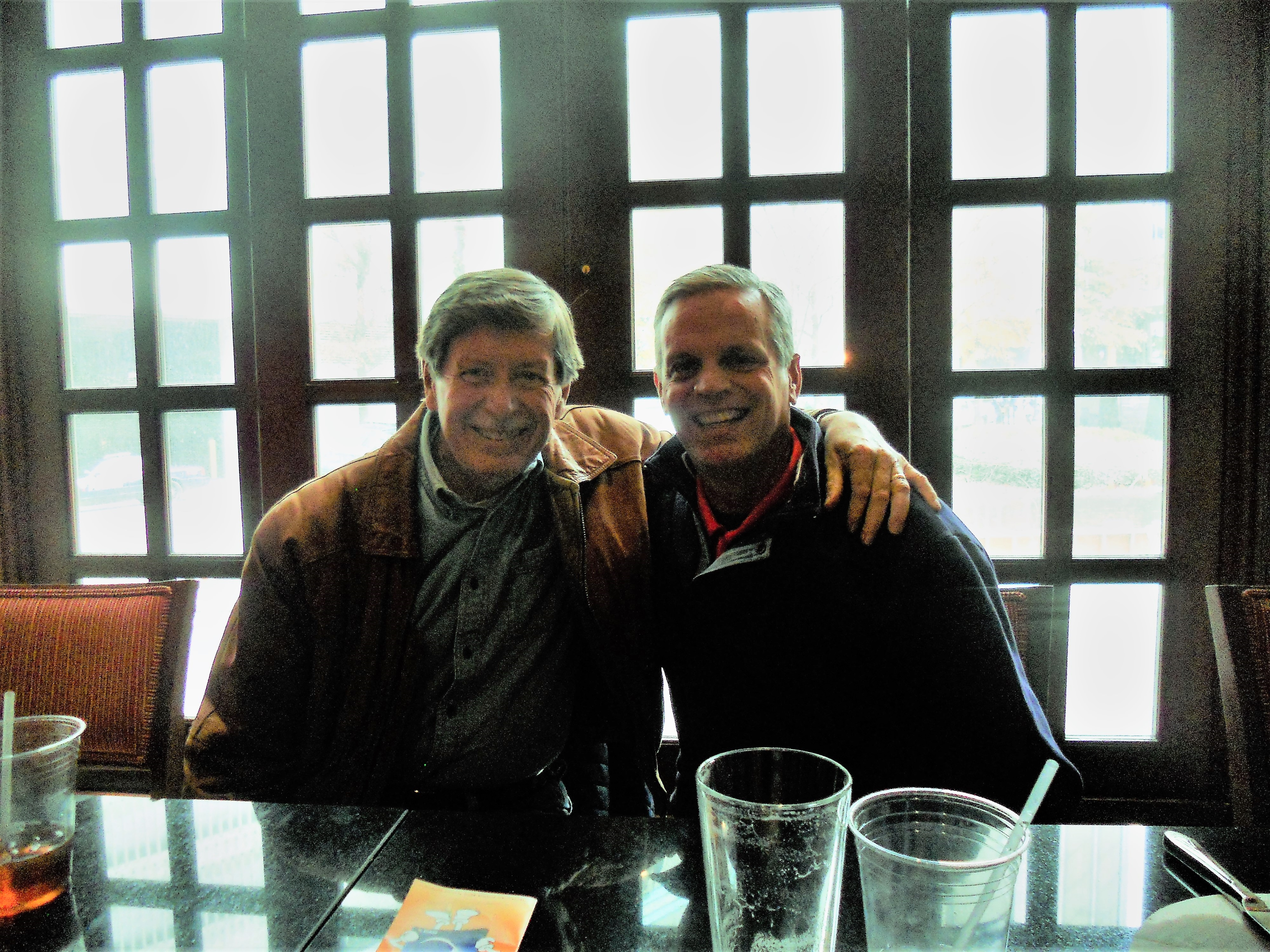Lyn Scarbrough (left) and Steve Hoffman at 2013 SEC Championship Game in Atlanta.