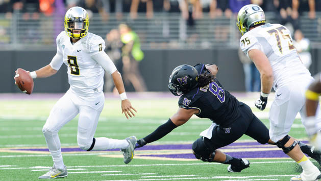 NCAA Football: Oregon at Washington