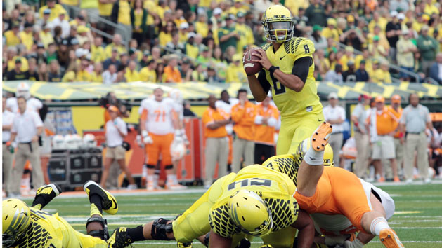 NCAA Football: Tennessee at Oregon