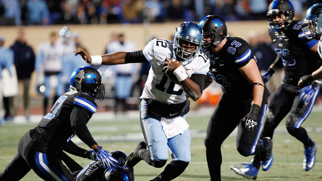 NCAA Football: North Carolina at Duke