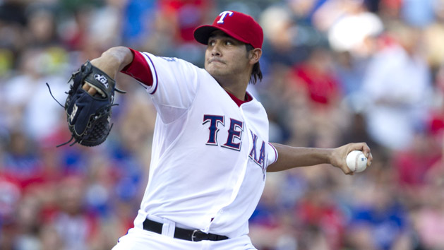 Martin Perez is trying to work his way back to Rangers' rotation. (Matthew Emmons-USA TODAY Sports)