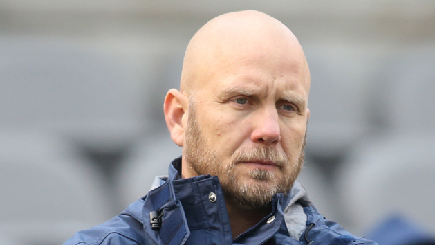 Nov 26, 2016; Pittsburgh, PA, USA; Pittsburgh Panthers offensive coordinator Matt Canada looks on during warm-ups before the Panthers host the Syracuse Orange at Heinz Field. Pittsburgh won 76-61. Photo Credit: Charles LeClaire-USA TODAY Sports