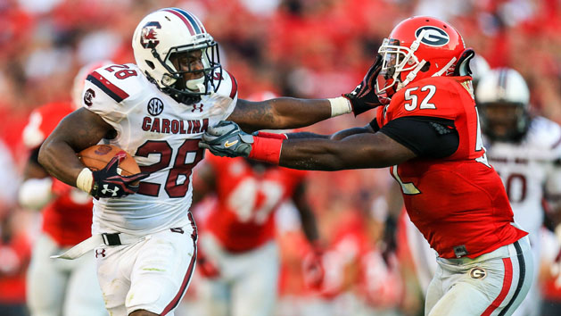 NCAA Football: South Carolina at Georgia