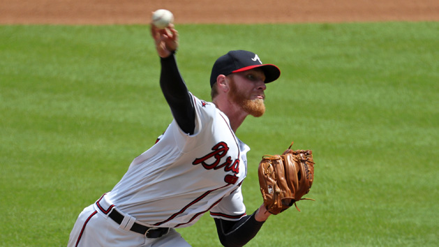 Sep 1, 2016; Atlanta, GA, USA; Atlanta Braves starting pitcher Mike Foltynewicz (26) delivers a pitch to a San Diego Padres batter in the fourth inning of their game at Turner Field. Photo Credit: Jason Getz-USA TODAY Sports
