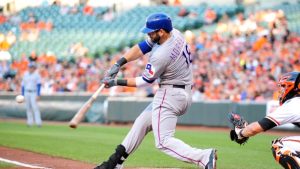 Rangers bash four homers, rout Orioles