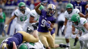 No. 10 Washington out to rush past Arizona St.