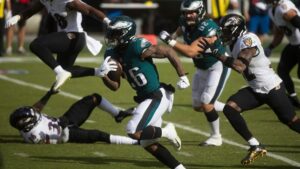 Eagles RB Sanders, WR Jeffery get in full practices