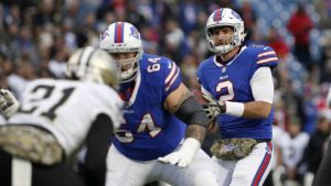 Bills to start QB Peterman, bench Taylor