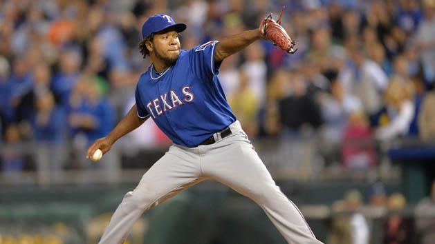 MLB: Texas Rangers at Kansas City Royals