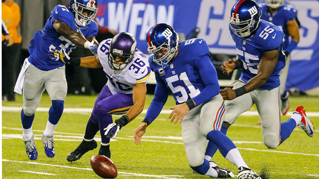NFL: Minnesota Vikings at New York Giants
