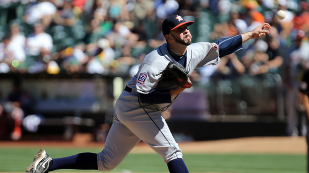 Houston Astros relief pitcher Oliver Perez (38). (Kelley L Cox-USA TODAY Sports)