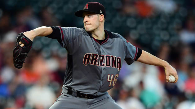 Aug 17, 2017; Houston, TX, USA; Arizona Diamondbacks starting pitcher Patrick Corbin (46) delivers during the first inning against the Houston Astros at Minute Maid Park. Photo Credit: Shanna Lockwood-USA TODAY Sports