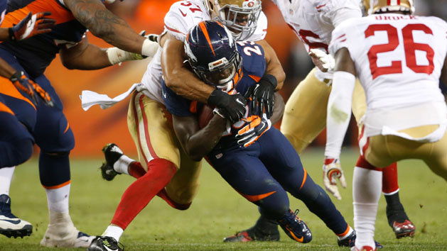 Ronnie Hillman will return to Denver for another year. Photo Credit: Chris Humphreys-USA TODAY Sports