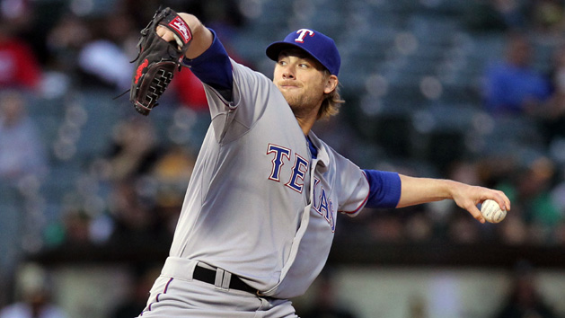 Ross Detwiler had a rough Rangers debut. (Lance Iversen-USA TODAY Sports.)