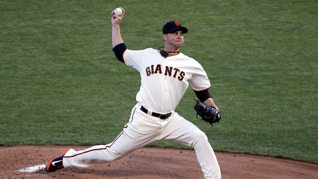 Ryan Vogelsong has re-signed with the Giants. ( Kelley L Cox-USA TODAY Sports)