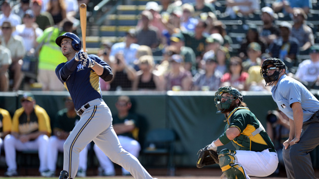 MLB: Milwaukee Brewers at Oakland Athletics