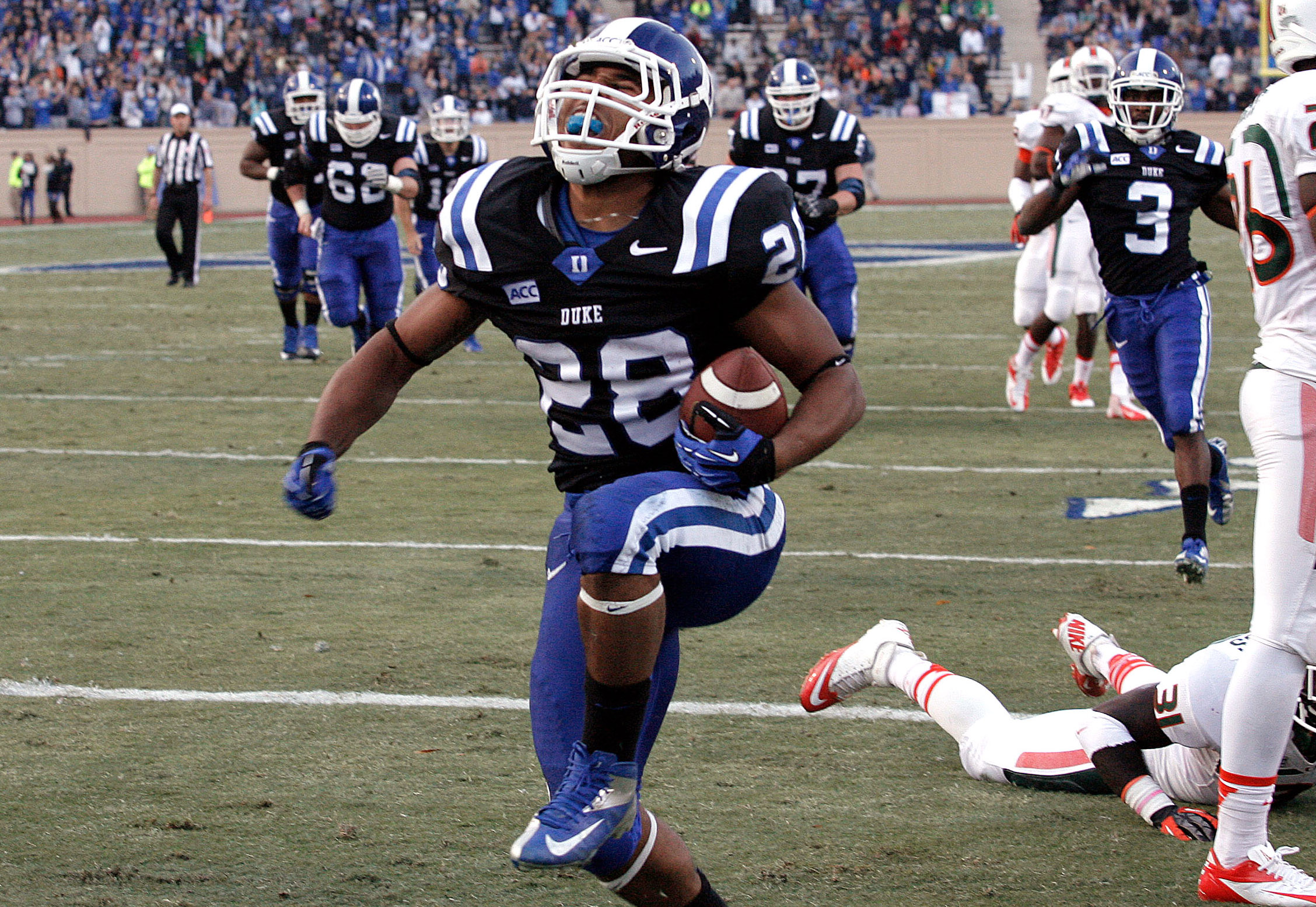NCAA Football: Miami at Duke