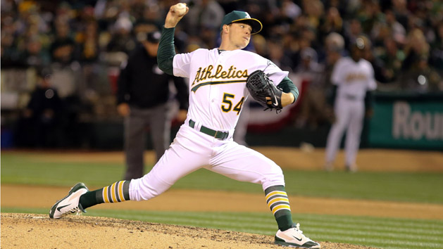 MLB: Texas Rangers at Oakland Athletics
