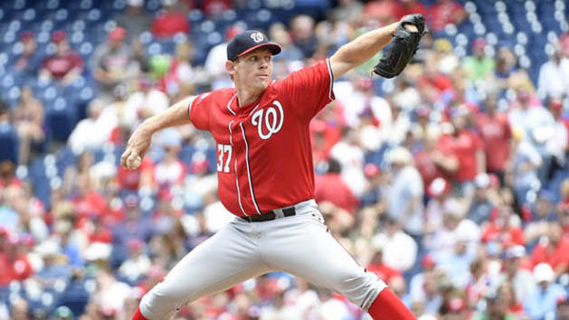 Stephen Strasburg (37) should make his Sunday start. Photo Credit: Eric Hartline-USA TODAY Sports