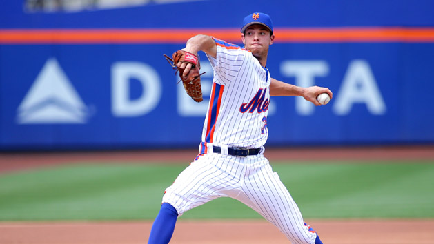 Aug 14, 2016; New York City, NY, USA; New York Mets starting pitcher Steven Matz (32) pitches against the San Diego Padres during the first inning at Citi Field. Photo Credit: Andy Marlin-USA TODAY Sports