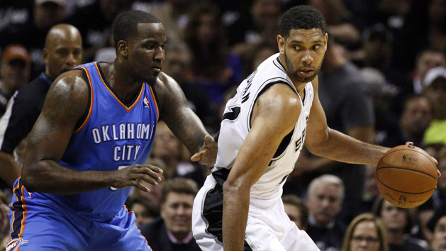 NBA: Playoffs-Oklahoma City Thunder at San Antonio Spurs