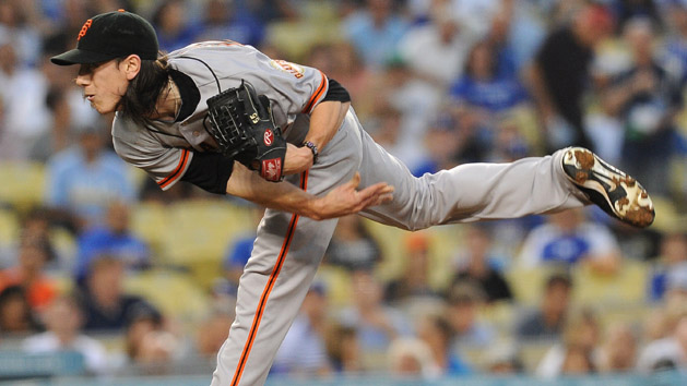 MLB: San Francisco Giants at Los Angeles Dodgers