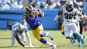 Rams hold off late Panthers rally to win season opener