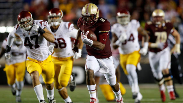 NCAA Football: Southern California at Boston College