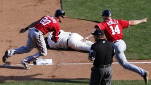 Nats take advantage of Bumgarner wild throw, get W