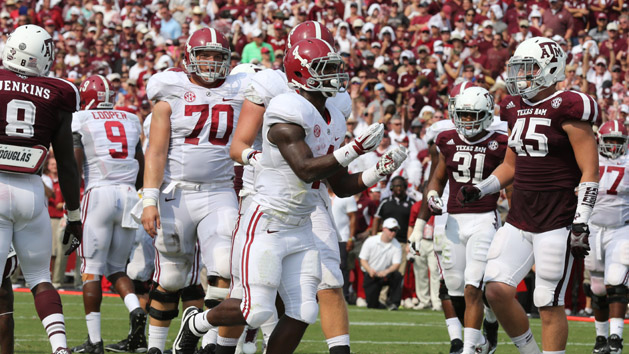 NCAA Football: Alabama at Texas A&M