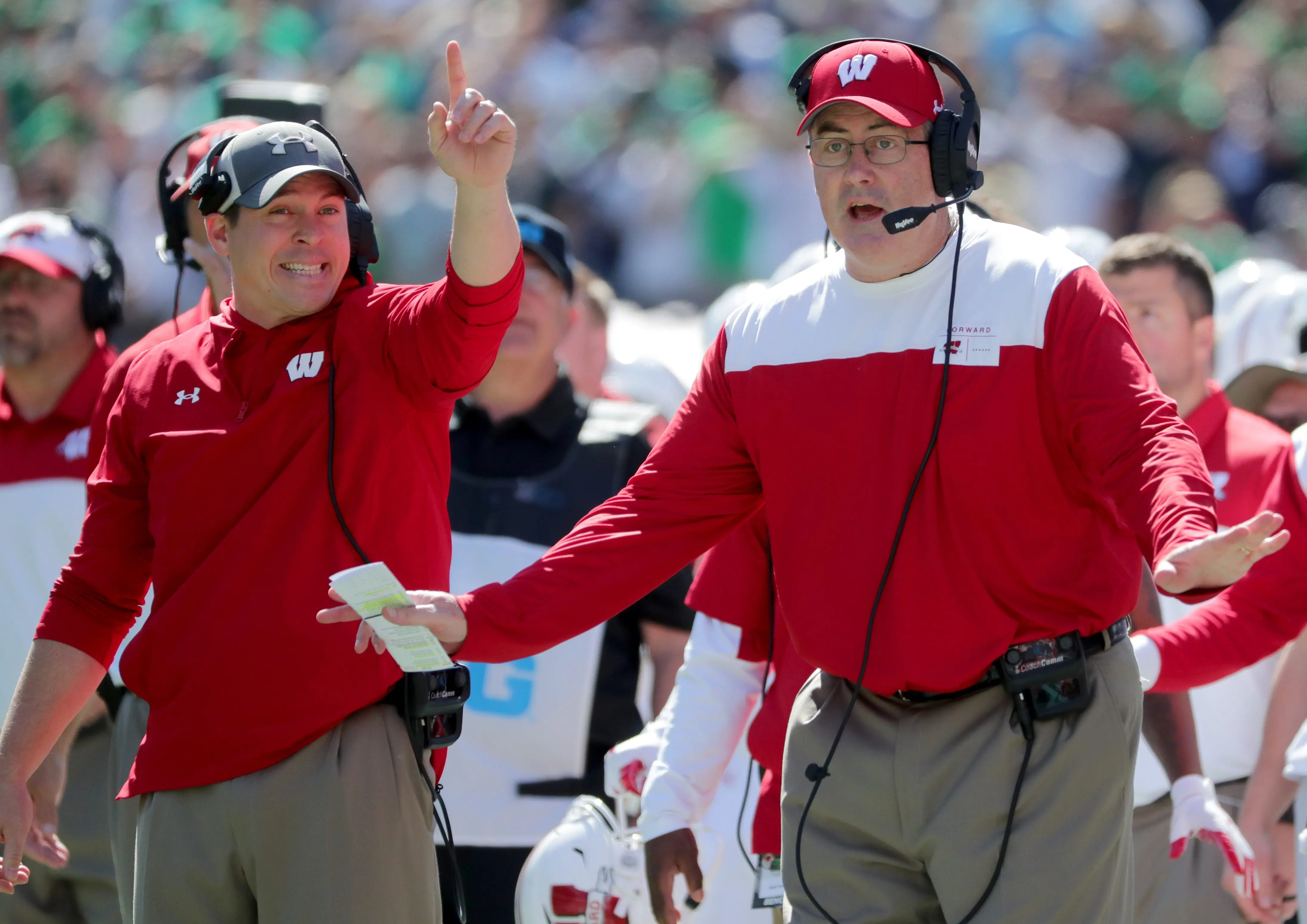 Former Wisconsin head coach Paul Chryst has emerged as candidate for Oregon State job.