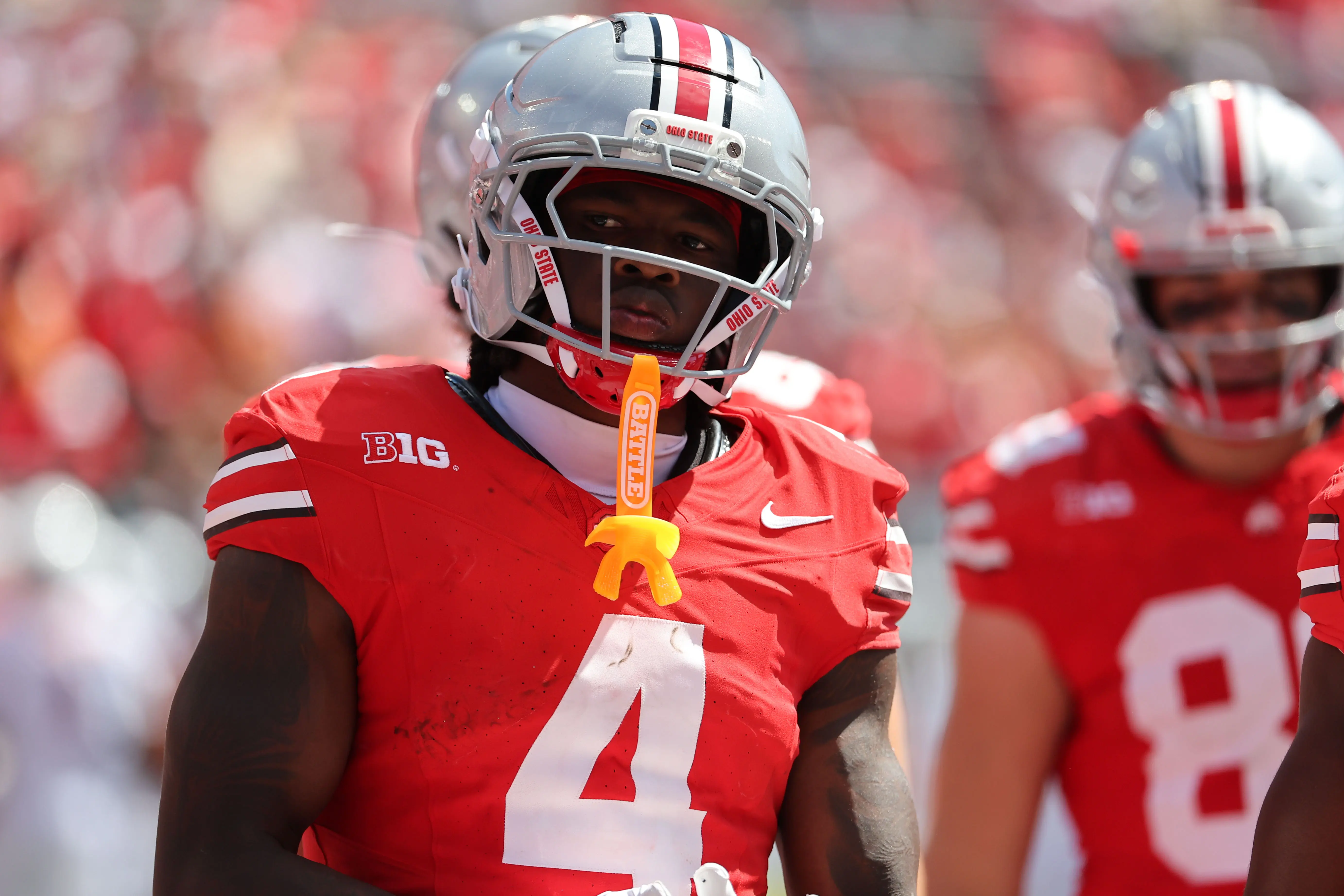 Ohio State Buckeyes wide receiver Jeremiah Smith (4)