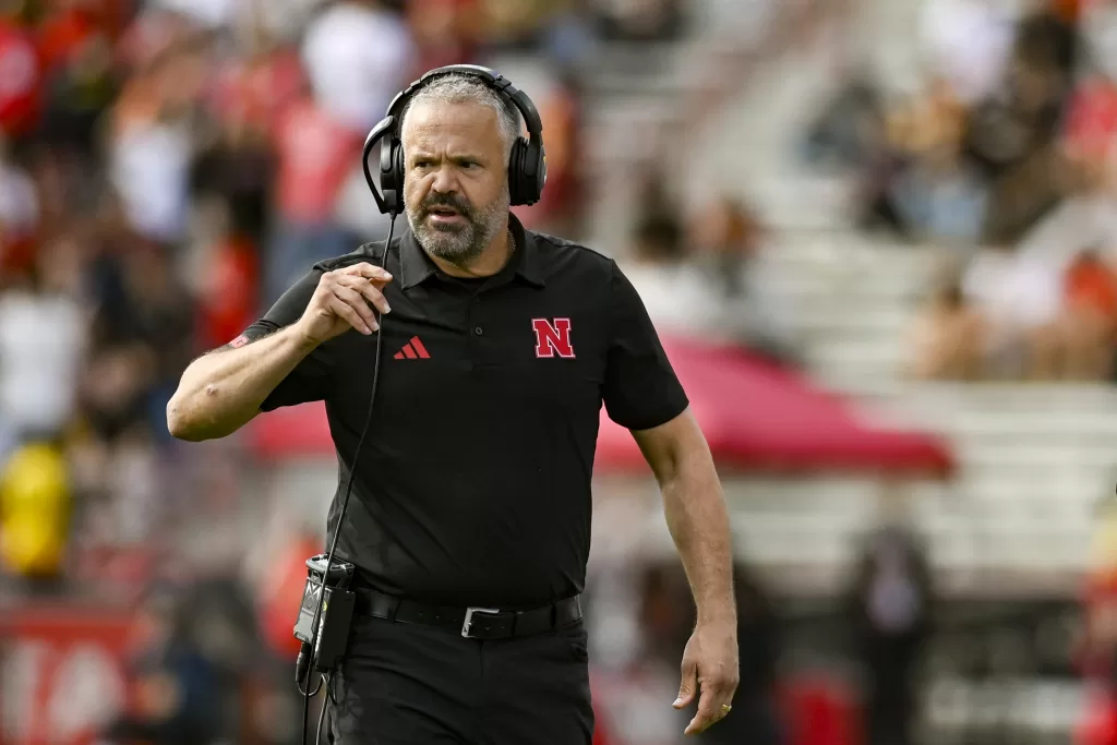 Nebraska Cornhuskers head coach Matt Rhule 