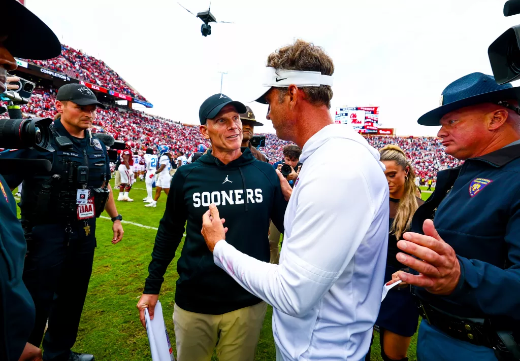 Ole Miss Rebels head coach Lane Kiffin.