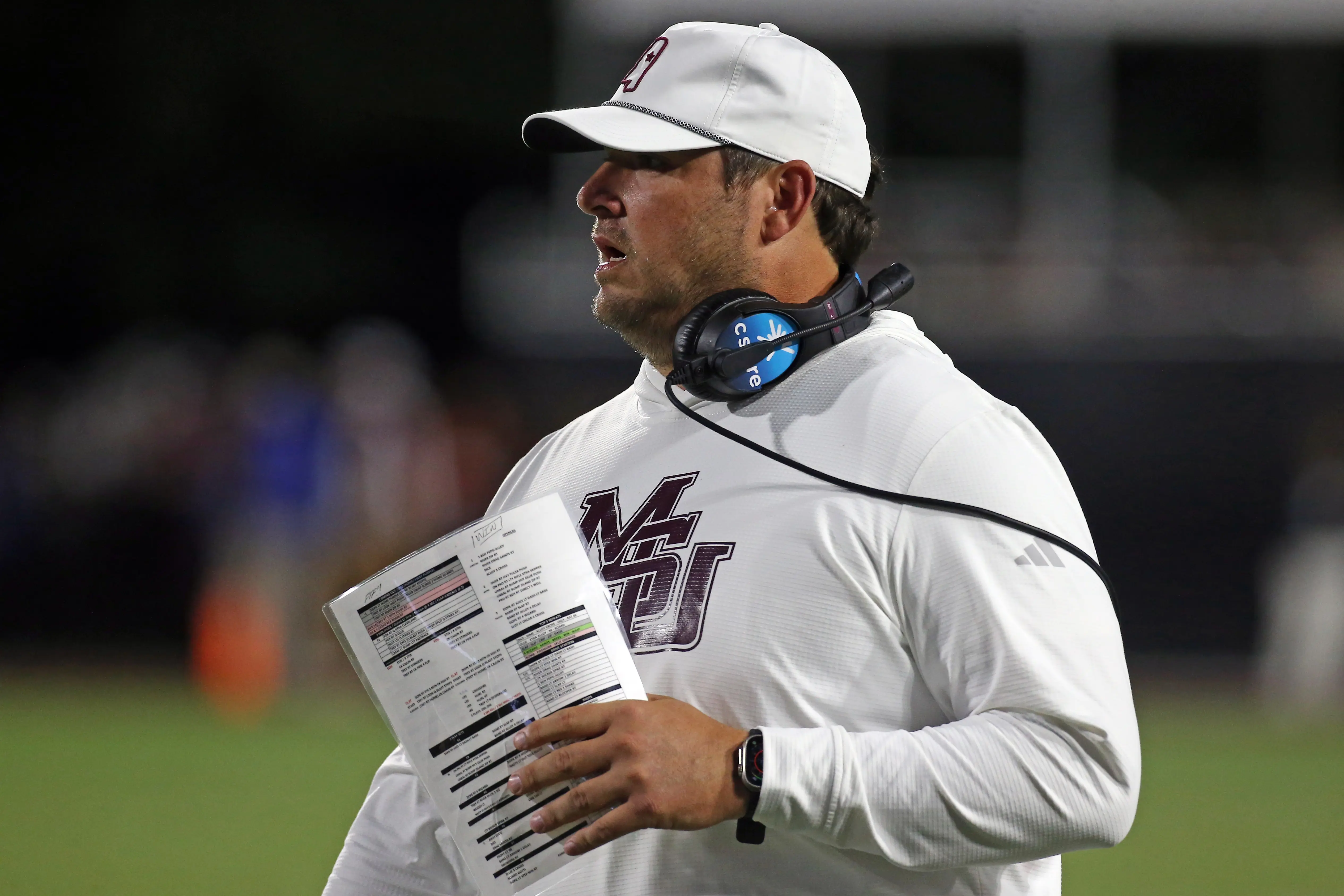 Mississippi State Bulldogs head coach Jeff Lebby