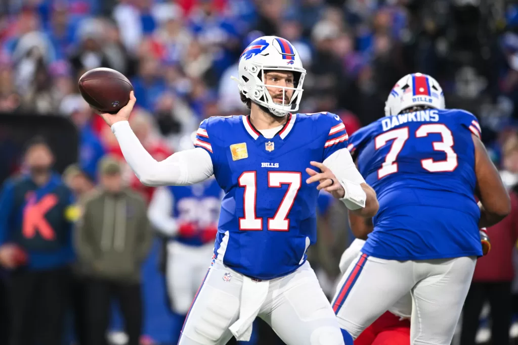 Buffalo Bills quarterback Josh Allen (17)